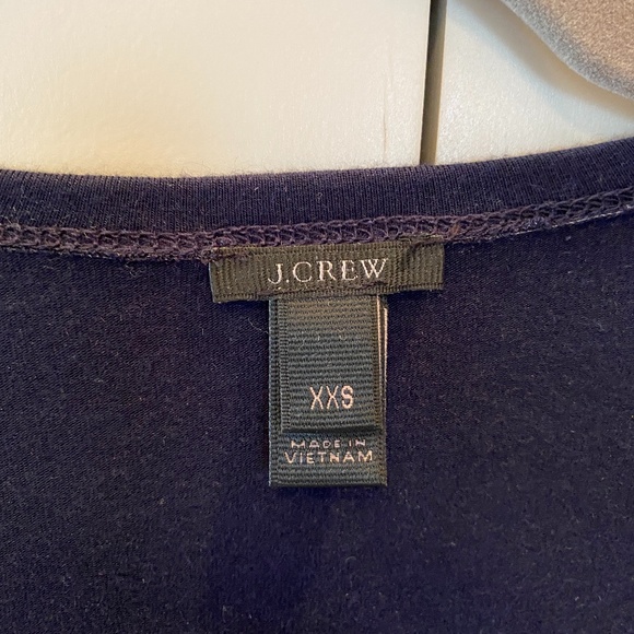 J. Crew Navy Faux Wrap Bodysuit | XXS - Picture 4 of 6